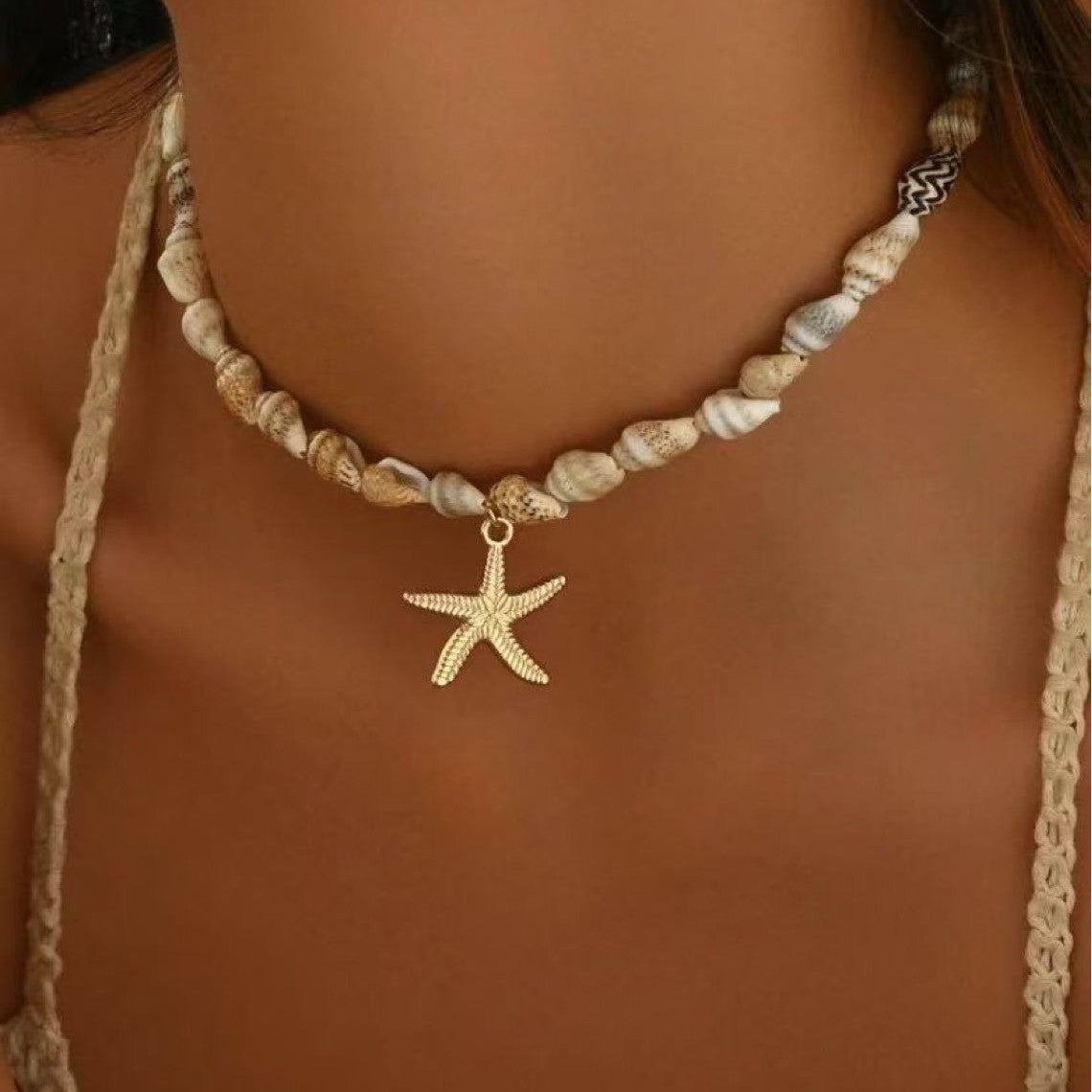 Women's Beads Of Necklace Shell Fashion Pearl Creative Shell